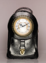 Load image into Gallery viewer, Vintage Real Clock Leather Fashion Handbag, Backpack
