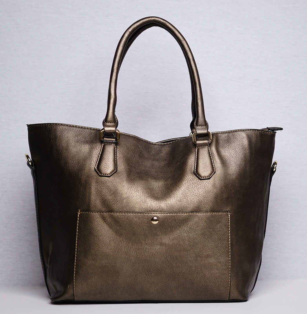 Pewter Shoulder Bag