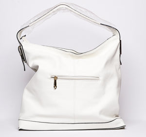 White Shoulder Hobo Bag