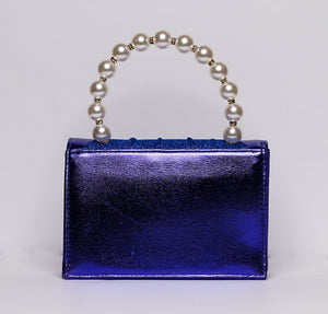 Royal Blue Pearl Clutch