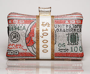 100 Dollar Evening Clutch Purse