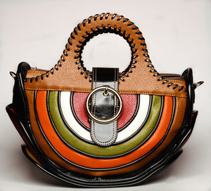 Brown Multicolor Bag