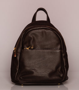 Leather Backpack (Colors: Brown, Black)